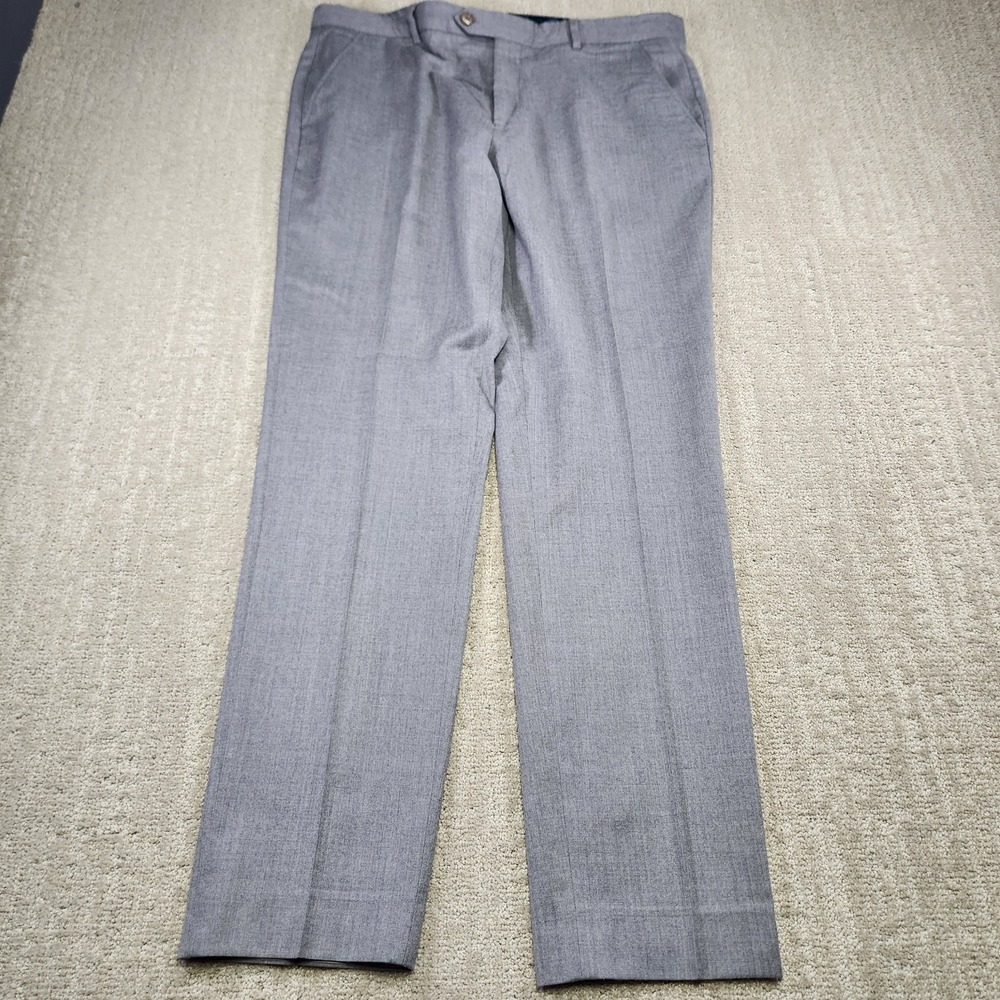 Ted Baker Men's Slim Straight Trousers in Grey